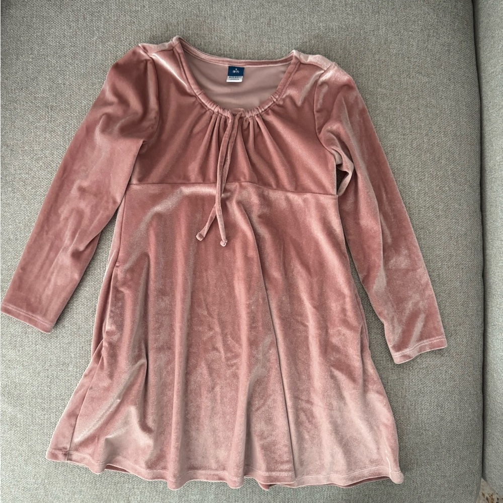 Old Navy Velvet Kids Dress - Dusty Pink